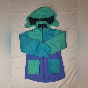 Kid Blueish Green Lightweight Jacket